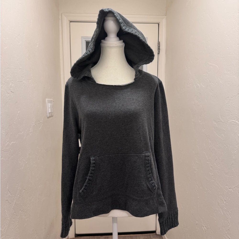Aeropostale Charcoal Gray Women's Knit Streetcore Hoodie
